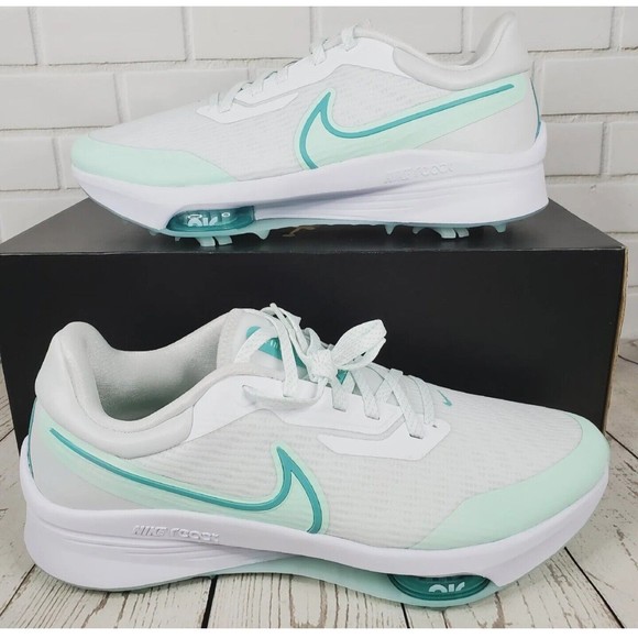 Nike Air Zoom Infinity Tour NEXT% Golf Shoes DC5221-143 White Mint Foam Sz 8.5 - Picture 3 of 12